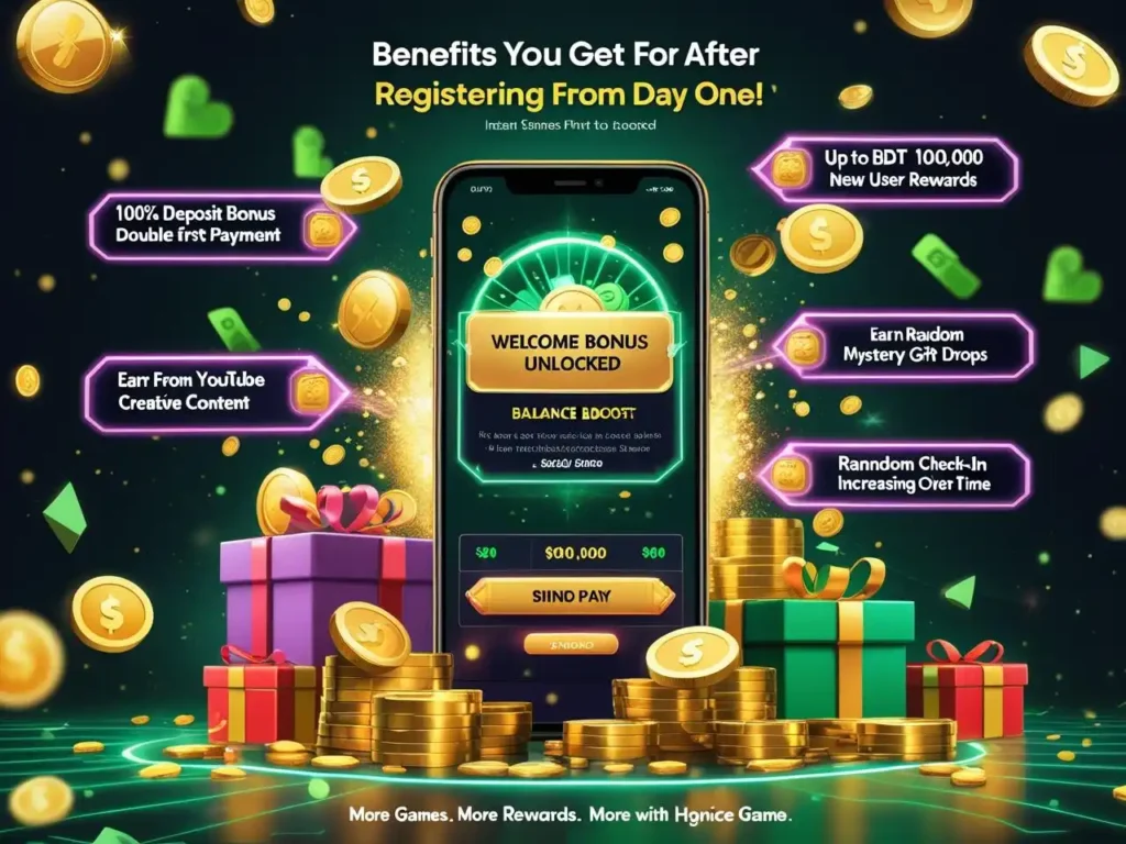 Benefits You Get After Registering with Hgnice Game